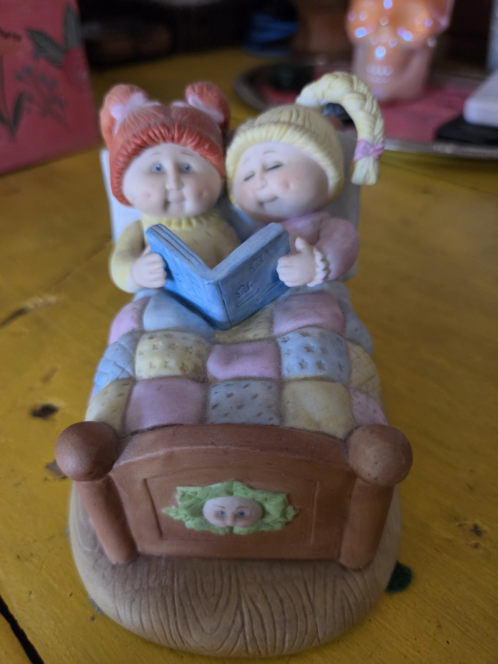 Cabbage Patch Kids Children Reading Figurine